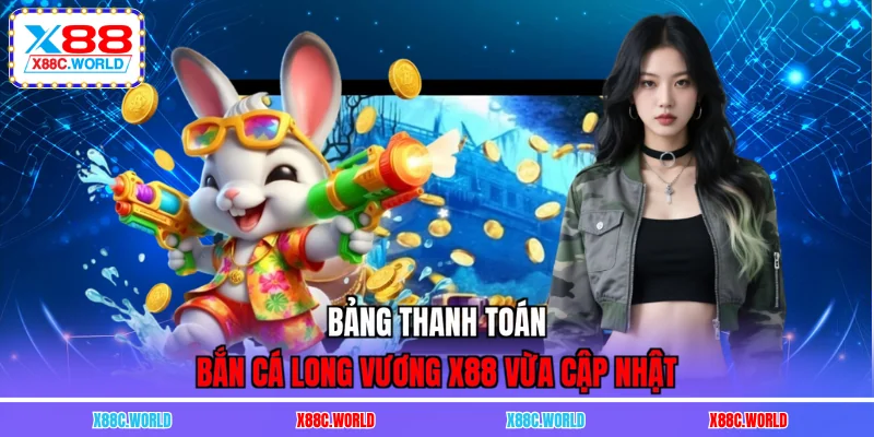 Bảng thanh toán Bắn Cá Long Vương X88 vừa cập nhật