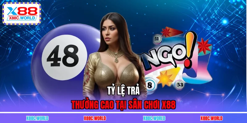 Tỷ lệ trả thưởng cao tại sân chơi X88