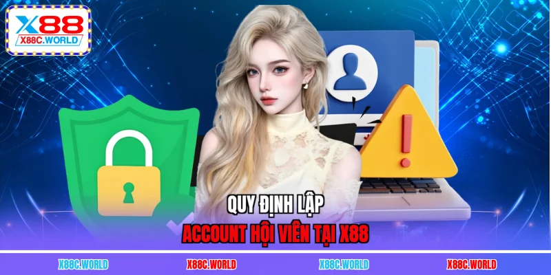 Quy định lập account hội viên tại X88