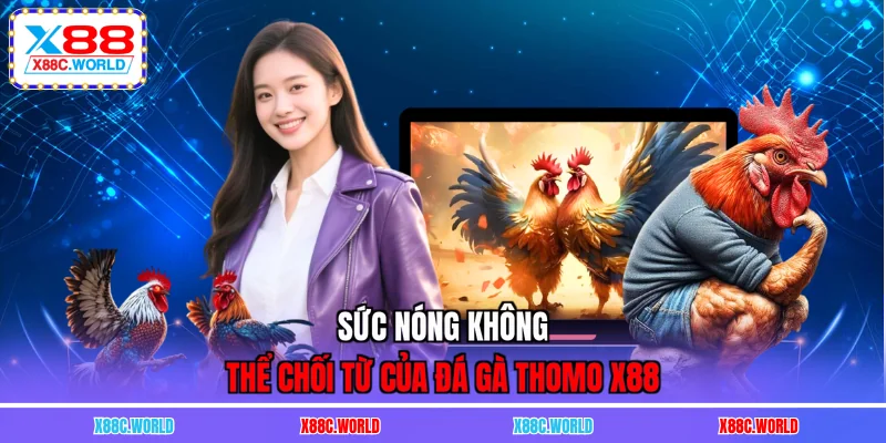 Sức nóng không thể chối từ của đá gà Thomo X88